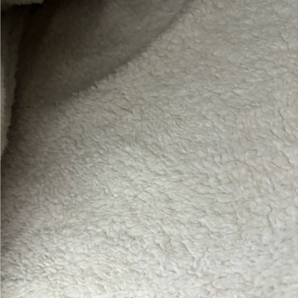 Orvis Sweater XL Black Quarter Zip Sherpa Lined Shacket Pullover | Size XL - Picture 3 of 6